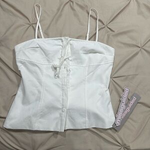 Missguided White Camisole Top